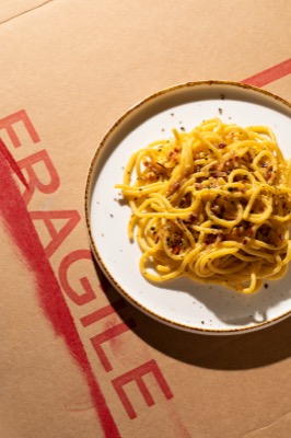 Interiér restaurace Amiata